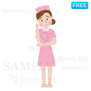A nurse who looks puzzled and is annoyed. /F1