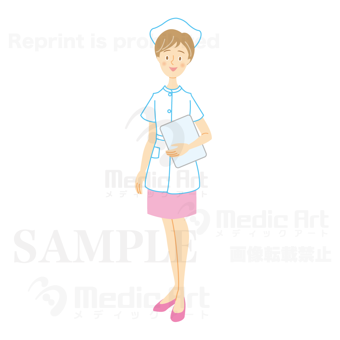 カルテを持つ看護師1