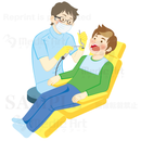 歯科診察中の男性