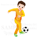 A refreshed boy enjoy playing succeed 