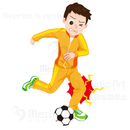 サッカー中に怪我、激痛！（サッカー4）