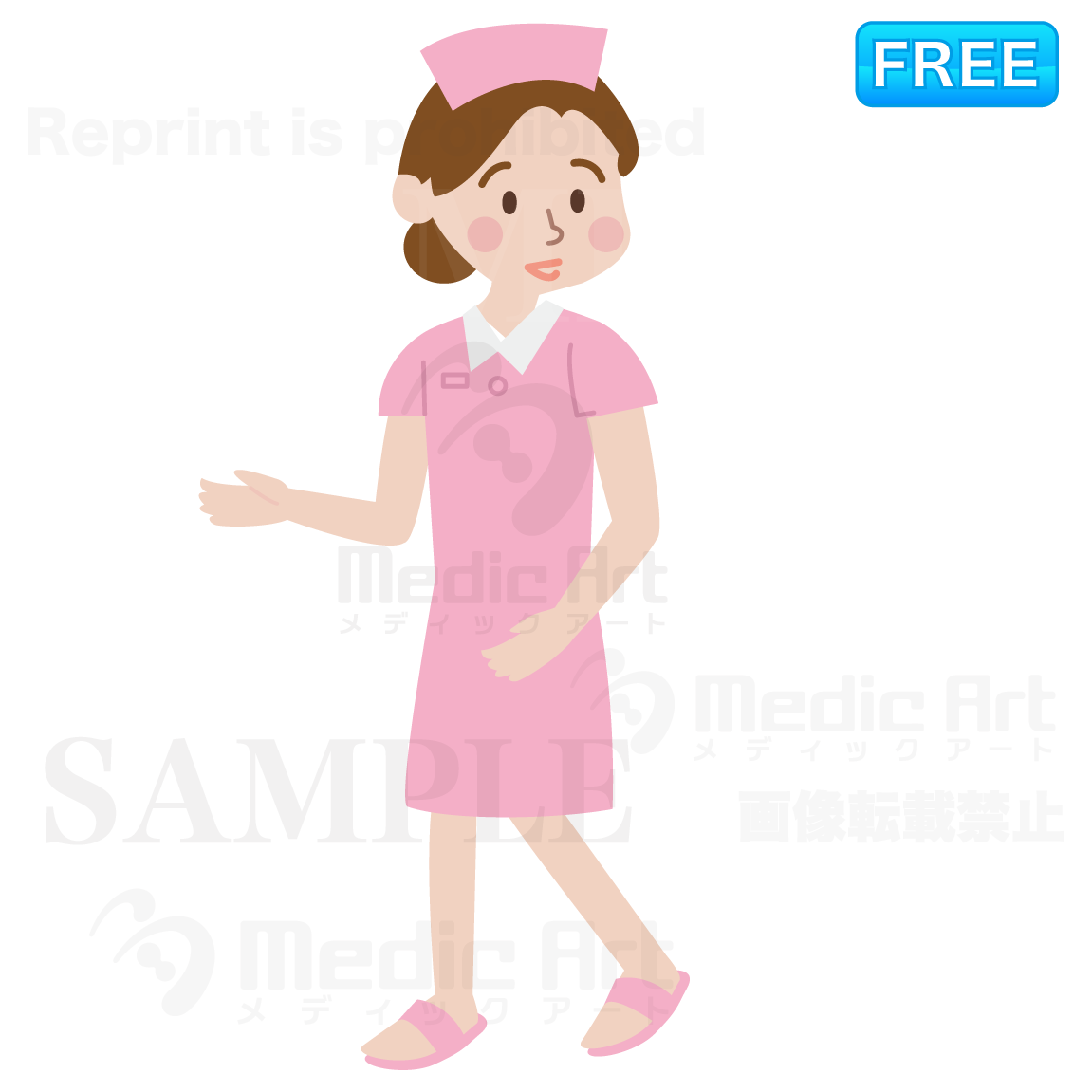 A nurse guides the patient/F1