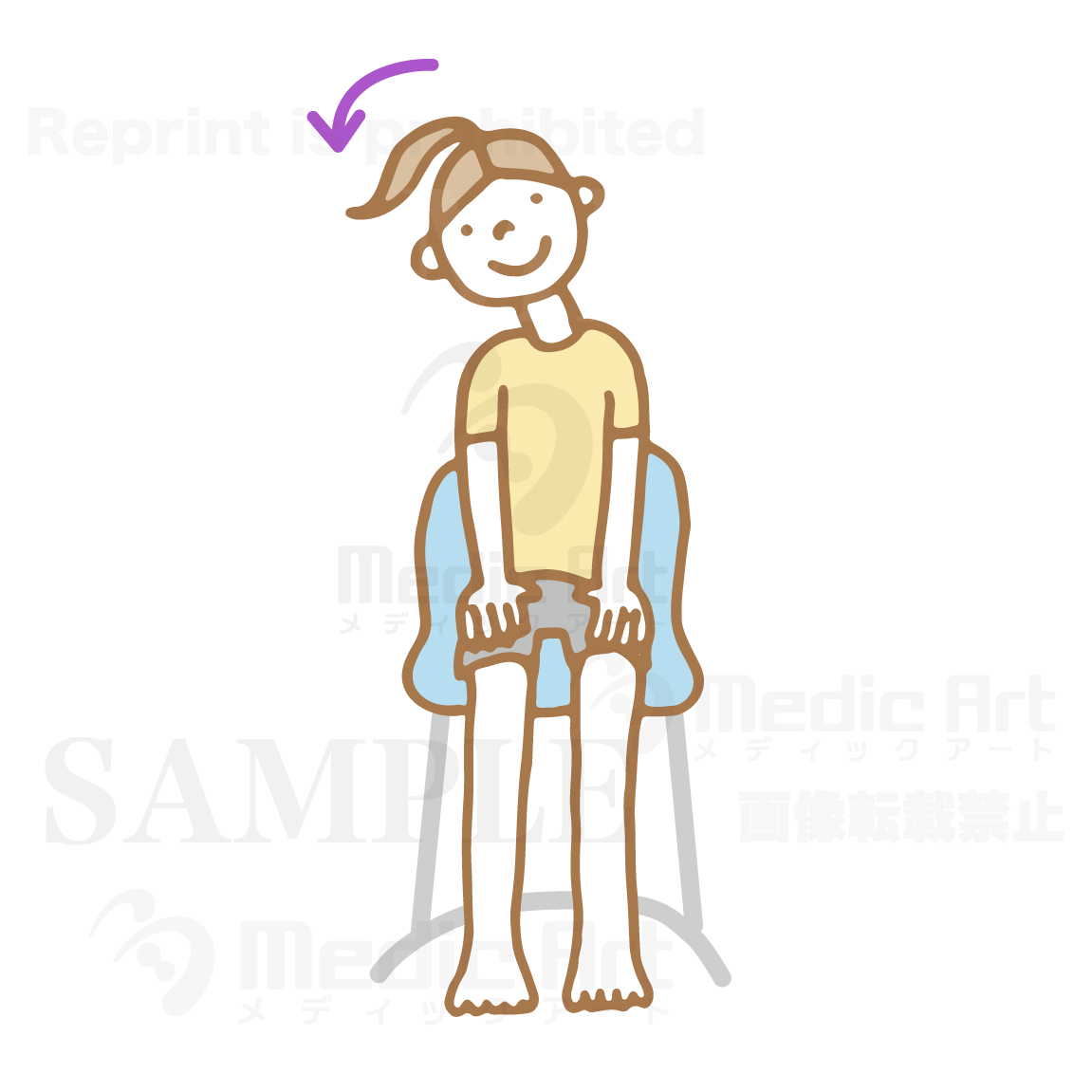 ワークタイムののストレッチ9：首編