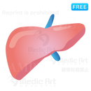 肝臓のマーク