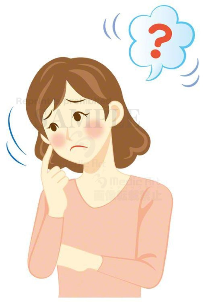 A woman having a short memory