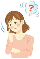 物忘れがひどい女性