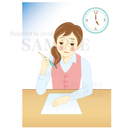 The woman who becaomes depressed when it is the evening.