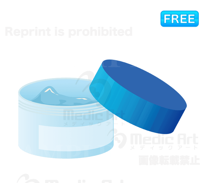 The ointment which is in the container. /F2