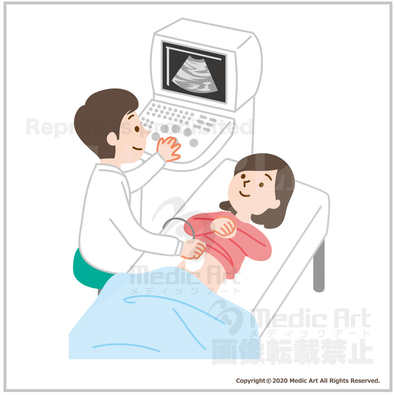 Patients receiving ultrasound (echocardiography)