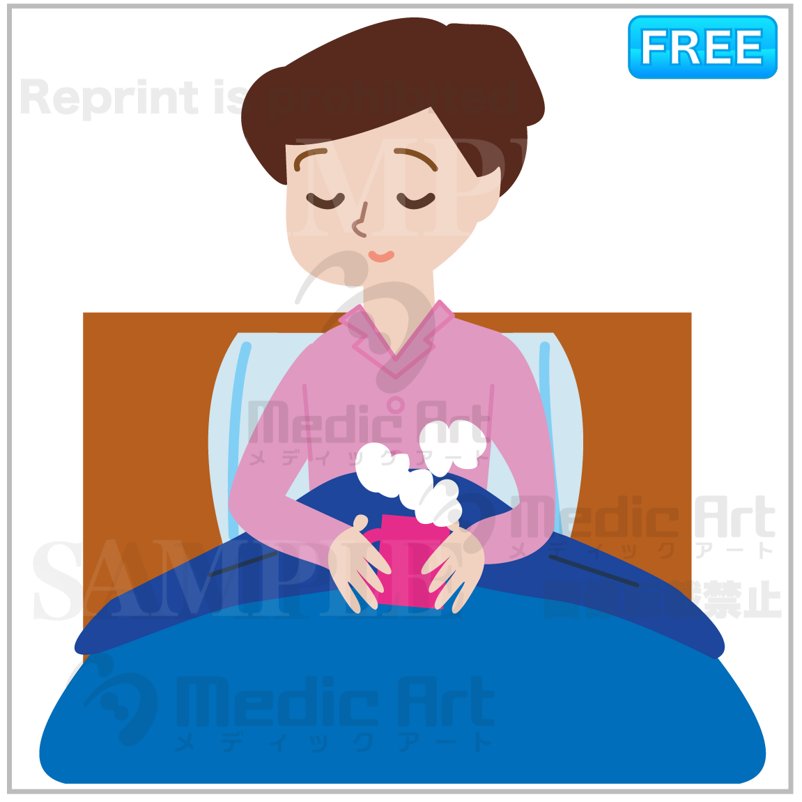 a Woman who is having a cup of hot milk before she fall asleep