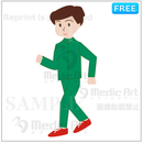 Walking for keeping good heath.