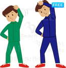 The couple who does radio exercises. 