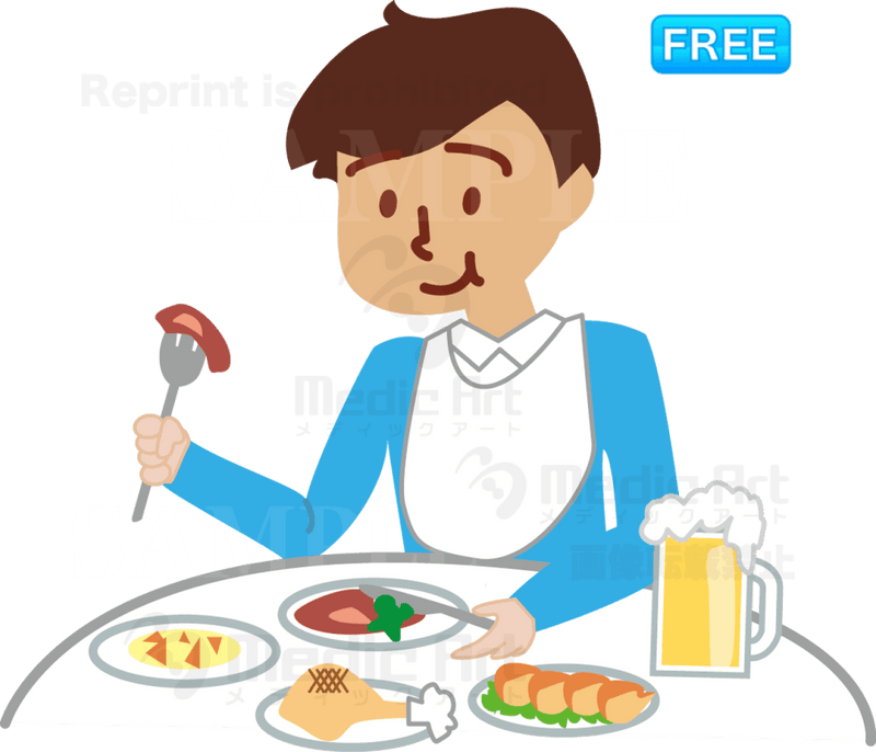 A boy who are eating as much as possible. 