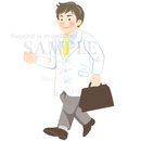 訪問診察中の医師