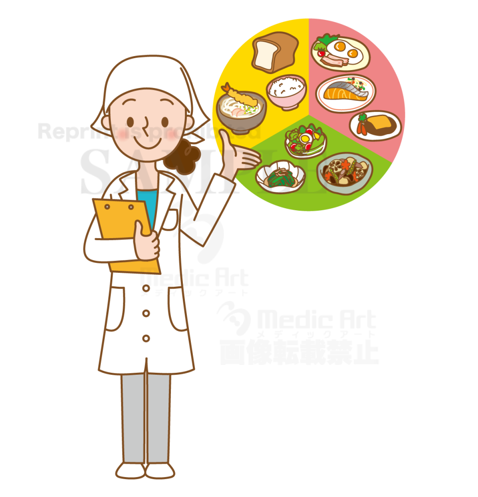 Dietary education guidance by nutritionist.