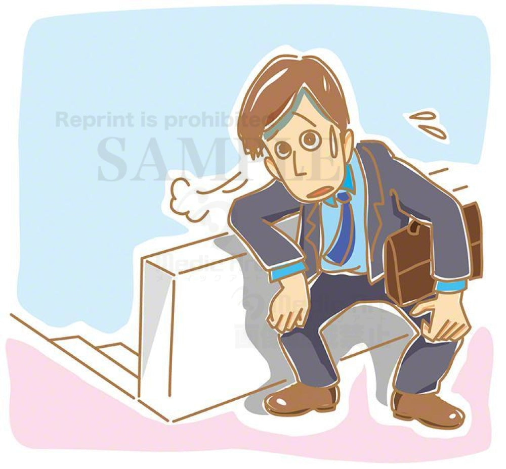 A man who gets tired easily