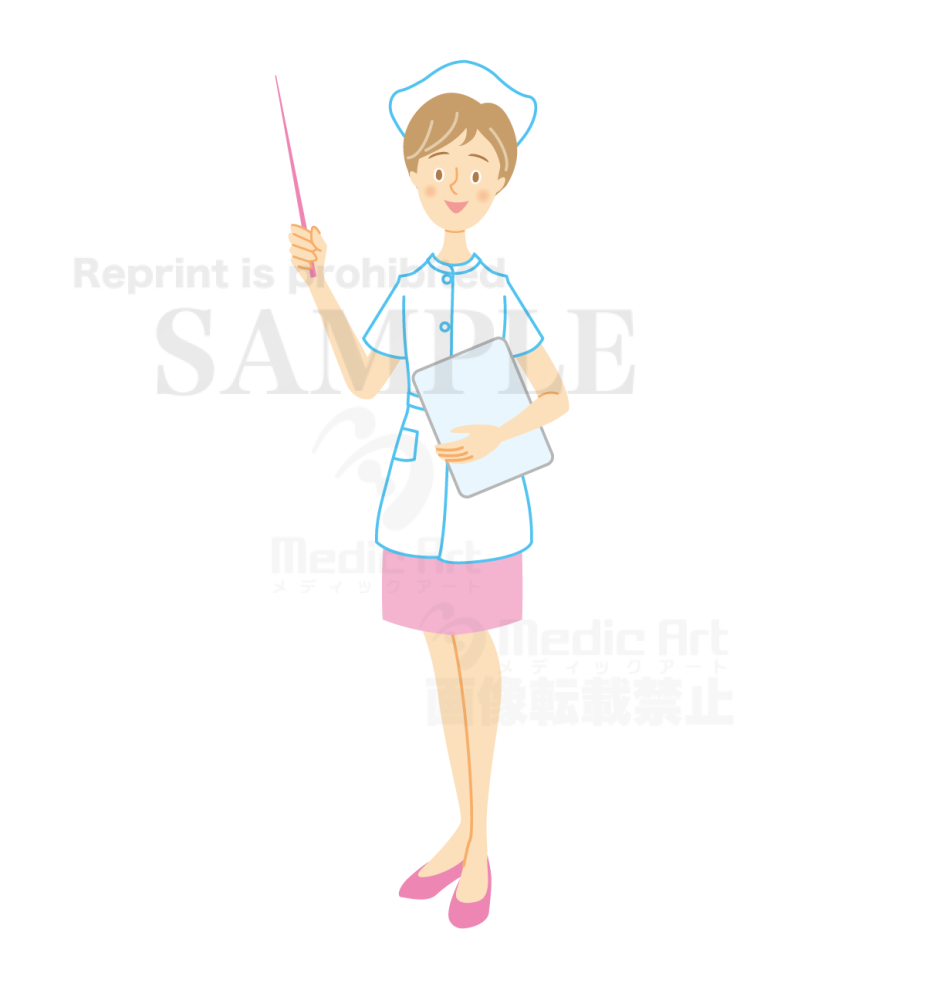 A nurse who are who are explaining the important matter1