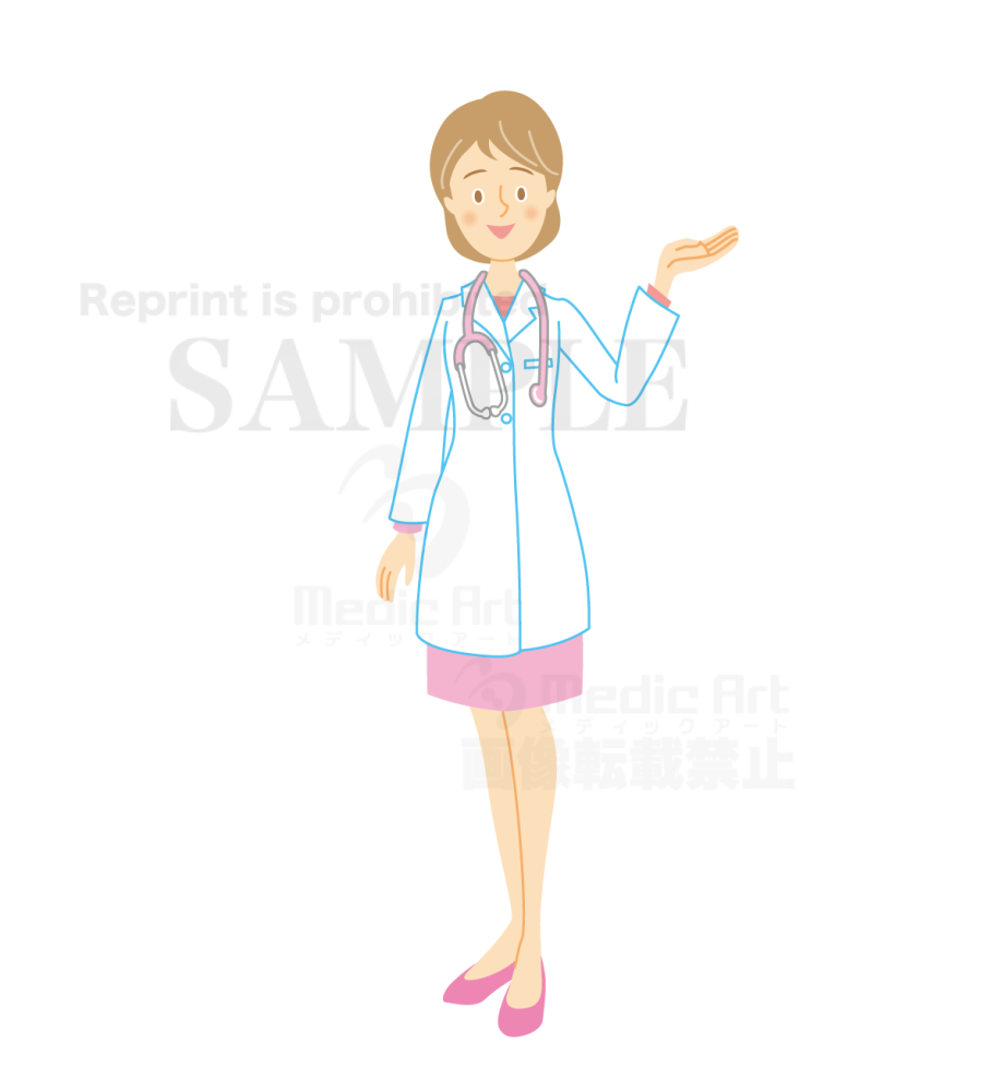 Woman's doctor who are introducing to a patient. 1