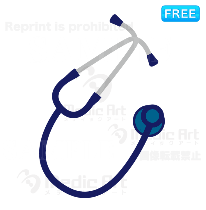 Simple Illustration of stethoscope/F1