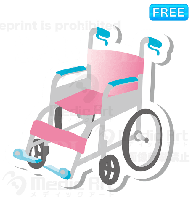 Lovely buttun icon of the wheelchair /F2