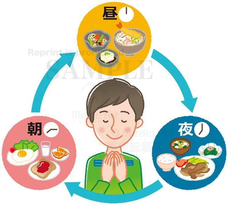 Regular diet ：the three meals of breakfast, lunch and supper