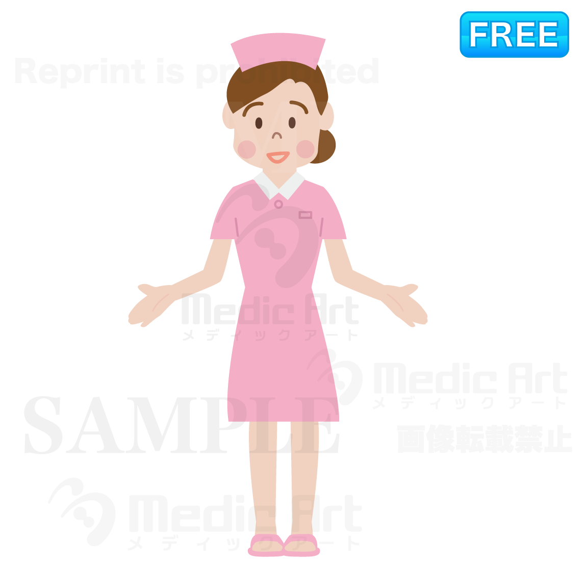 A nurse who is explaining to a patient/F1