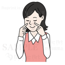 眼精疲労の予防のために?眼の周りのマッサージ（3）